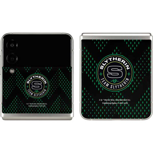 Wizarding Worlds Harry Potter Team Slytherin Galaxy Z Flip3 5G Skin
